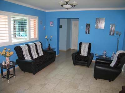 'Living room' Casas particulares are an alternative to hotels in Cuba.